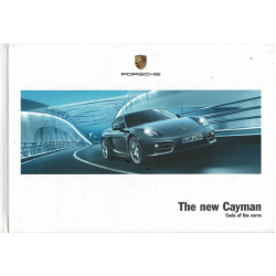 Catalogue PORSCHE CAYMAN et CAYMAN S (08/2012) Anglais | PORS50 - Ref: WSLI 401 000 120 EN/WW |