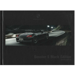 Catalogue PORSCHE BOXSTER S Black Edition (11/2010) Allemand | PORS185 - Ref: WSLS 120 100 051 0 DE/WW |