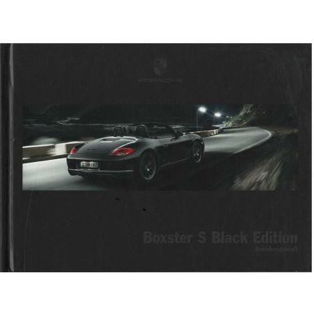 Catalogue PORSCHE BOXSTER S Black Edition (11/2010) Allemand | PORS185 - Ref: WSLS 120 100 051 0 DE/WW |