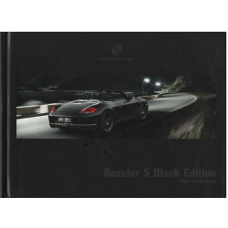 Catalogue PORSCHE BOXSTER S Black Edition (11/2010) Anglais | PORS174 - Ref: WSLS 120 100 052 0 GB/WW |