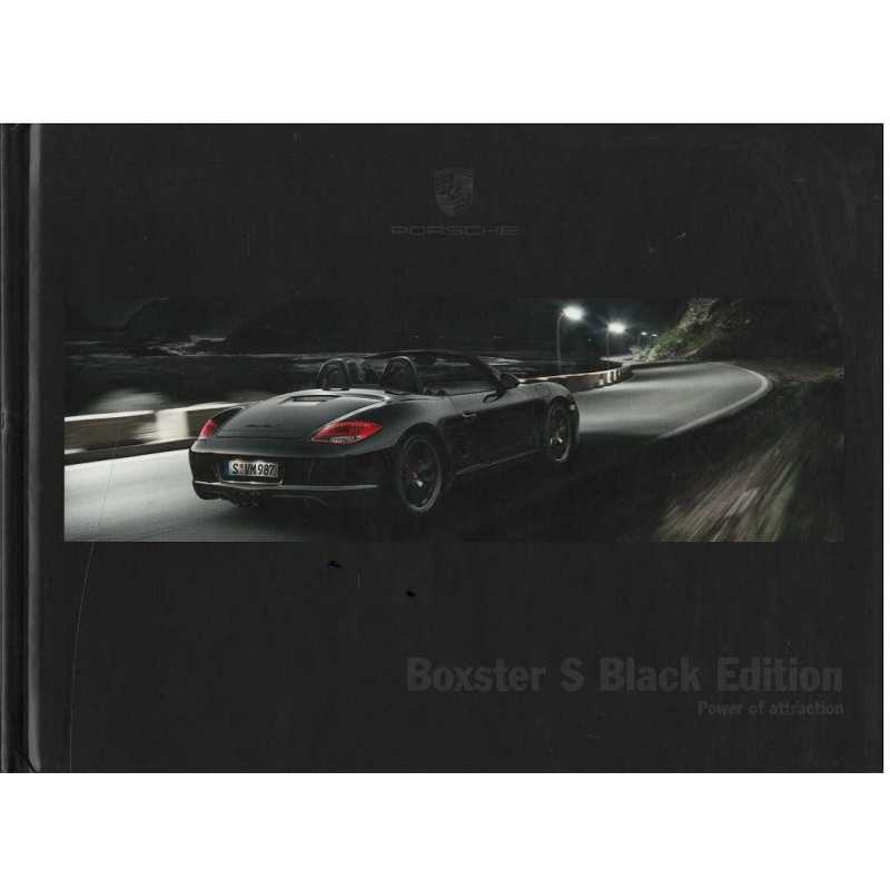 Catalogue PORSCHE BOXSTER S Black Edition (11/2010) Anglais | PORS174 - Ref: WSLS 120 100 052 0 GB/WW |