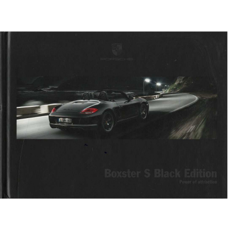 Catalogue PORSCHE BOXSTER S Black Edition (11/2010) Anglais | PORS174 - Ref: WSLS 120 100 052 0 GB/WW |