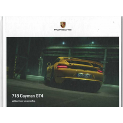 Catalogue PORSCHE 718 CAYMAN GT4 (09/2020) Allemand | PORS225 - Ref: WSLN 210 100 011 0 DE/WW |
