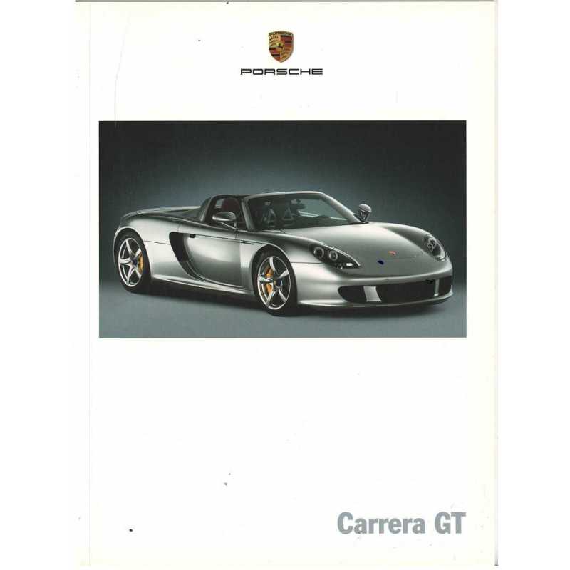 Catalogue PORSCHE Carrera GT (01/2003) Allemand | PORS87 - Ref: WVK211210 D/WW |