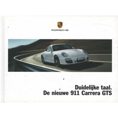Catalogue PORSCHE 911-997 Carrera GTS (06/2010) Néerlandais | PORS153 - Ref: WSLS 110 100 019 1 NL/WW |