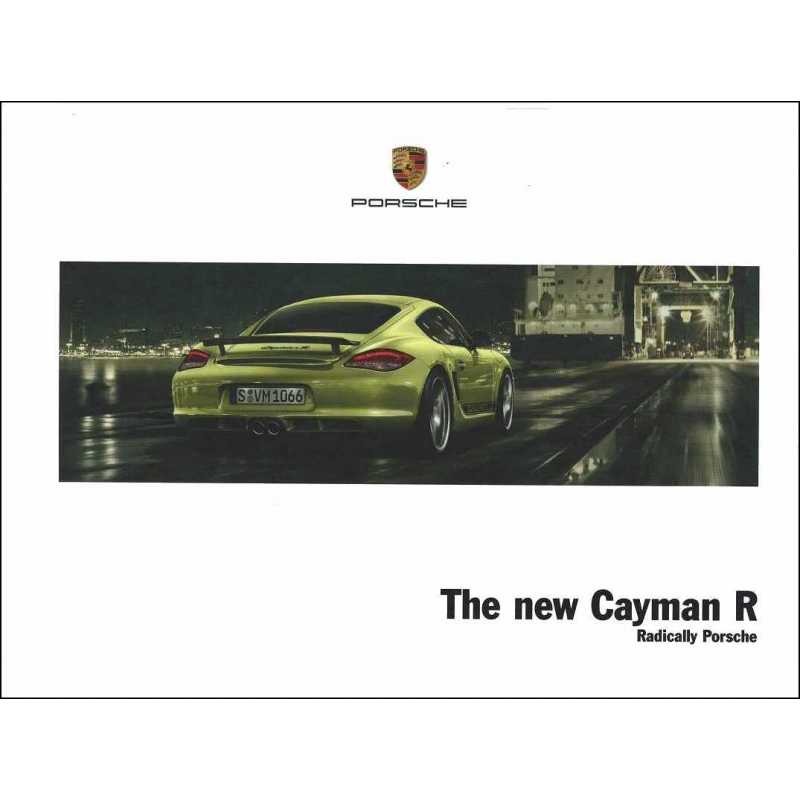 Catalogue Porsche CAYMAN R (01/2011) Anglais | PORS125 - Ref: WSLS1201000220 GB/WW |