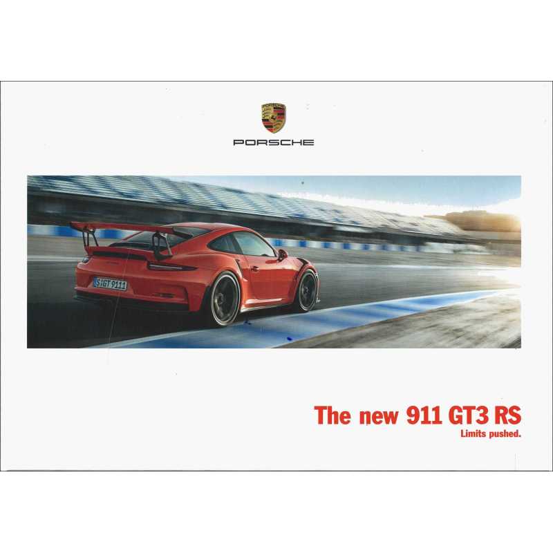 Catalogue PORSCHE 911-991 GT3 RS (03/2015) Anglais | PORS197 - Ref: WSLH 160 100 012 5 EN/UK |