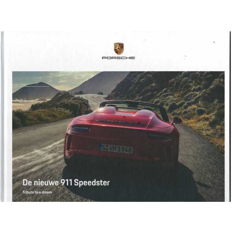 Catalogue PORSCHE 911-991 Speedster (05/2019) Néerlandais | PORS226 - Ref: WSLC 190 100 039 1 NL/WW |
