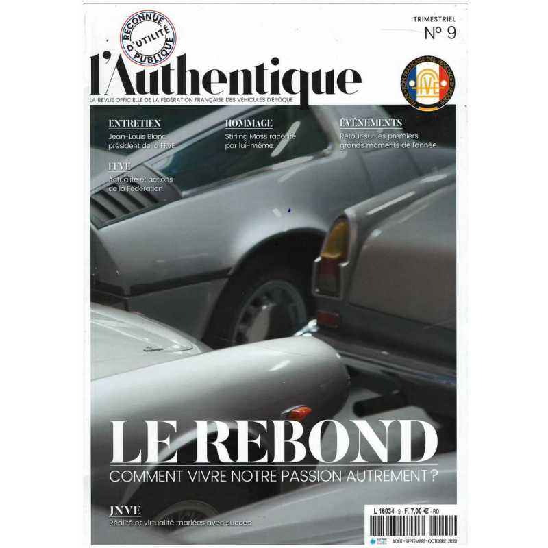 Le REBOND - L'AUTHENTIQUE N°9 FFVE- 2020 | AUTHENTIQUE N°9 |