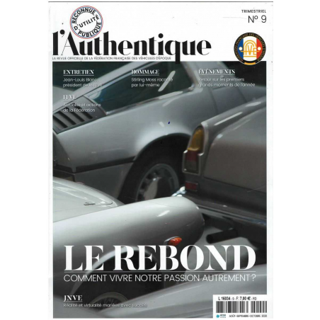 Le REBOND - L'AUTHENTIQUE N°9 FFVE- 2020 | AUTHENTIQUE N°9 |