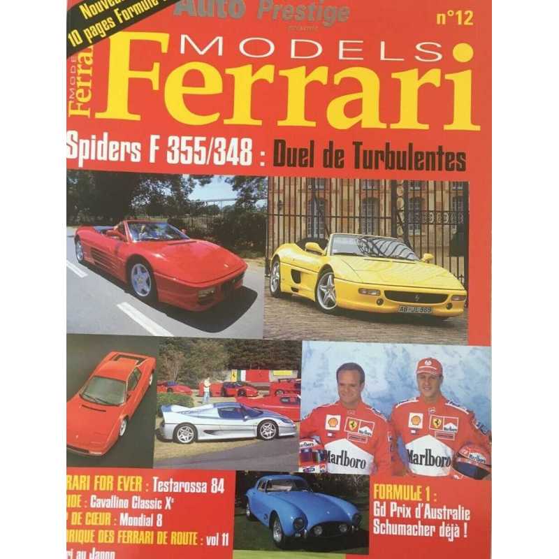 Ferrari Models (Mars 2001) issue 12 - Dossier F355 - F348 | FERRARI MODELS n°12 |