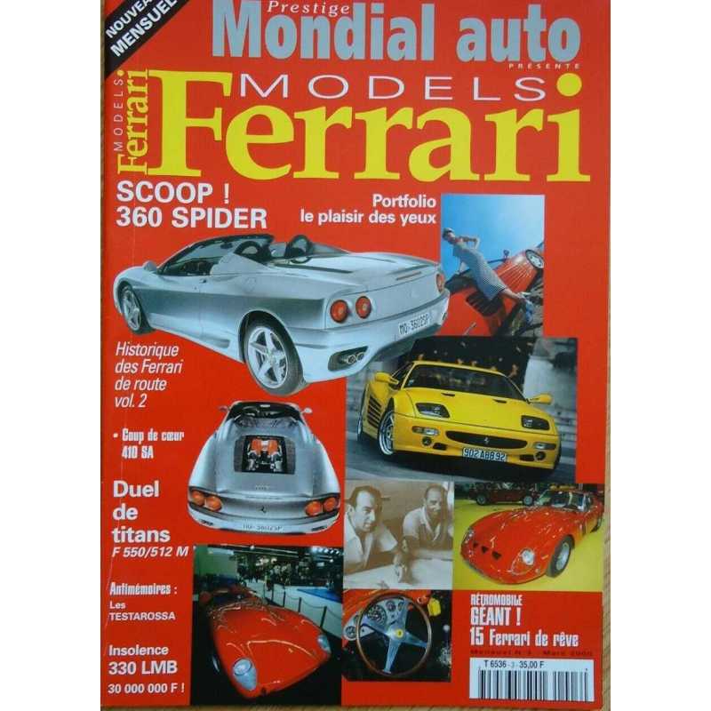 Ferrari Models (Mars 2000) issue 3 - Duel F550 Vs 512M | FERRARI MODELS n°3 |