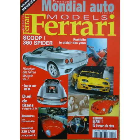 Ferrari Models (Mars 2000) issue 3 - Duel F550 Vs 512M | FERRARI MODELS n°3 |