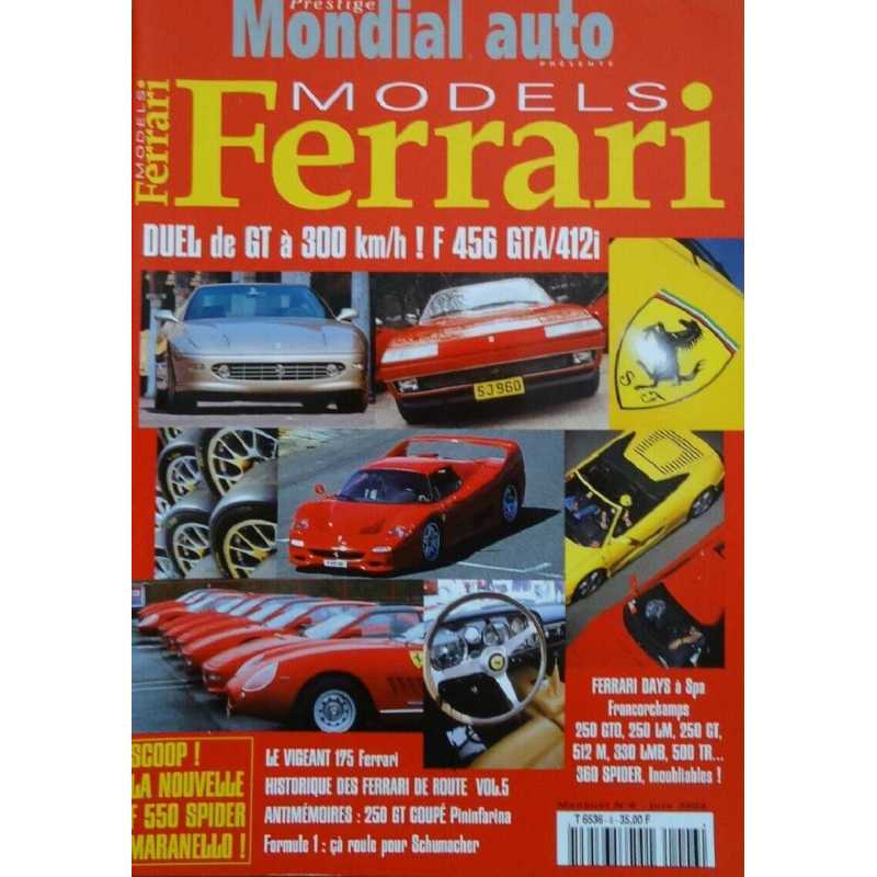 Ferrari Models (Juin 2000) issue 6 - M 456 GTA Vs 412i | FERRARI MODELS n°6 |