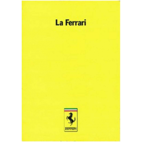 Brochure La Ferrari (1985) -15M/3/85 | Brochure Ferrari 018 -15M/3/85 |