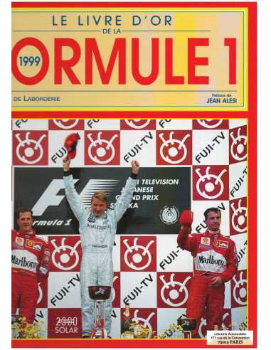 Le livre d'or de la formule 1 / 1999 | 9782263029059 |