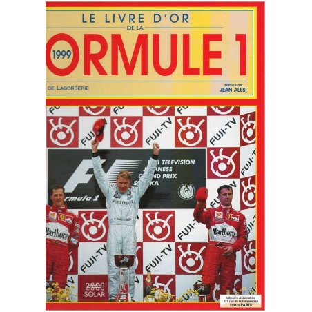 Le livre d'or de la formule 1 / 1999 | 9782263029059 |