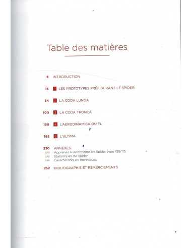 Alfa Romeo Spider type 105/115 (1966-1994) histoire complète | 9782956186267 |