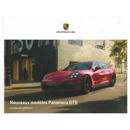 Catalogue PORSCHE PANAMERA GTS (10/2018) Français | PORS76 - Ref: WSLP 190 100 063 0 FR/WW |