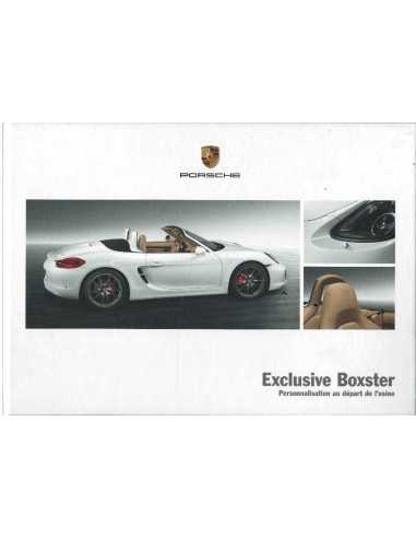 Catalogue PORSCHE Boxster EXCLUSIVE (Personnalisation usine) 12/2011 Français | PORS81 - Ref: WSL91301000130 FR/WW |