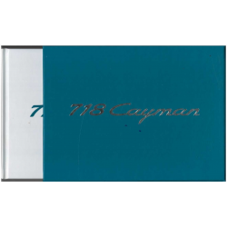 Catalogue PORSCHE 718 CAYMAN (02/2016) Français | PORS82 - Ref: WSRI160101S330 FR/WW |