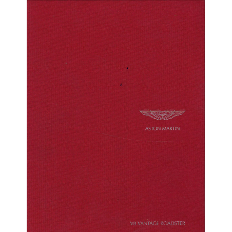 Brochure ASTON MARTIN V8 VANTAGE ROADSTER (Anglais) 2005 | AM01 |