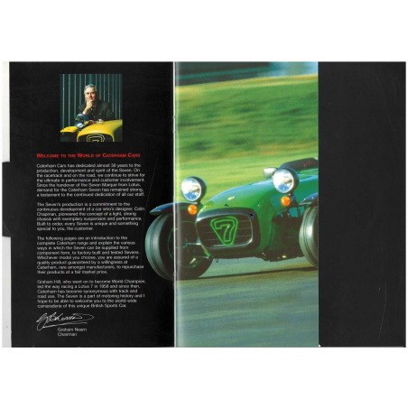 Catalogue CATERHAM Seven (Anglais) 05/2003 | CAT01 |