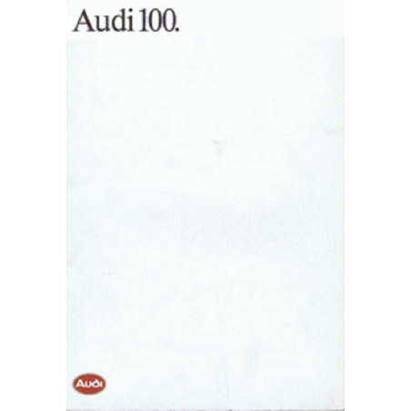 Catalogue Audi 100 de 1984 (Français) | AUDI01 |
