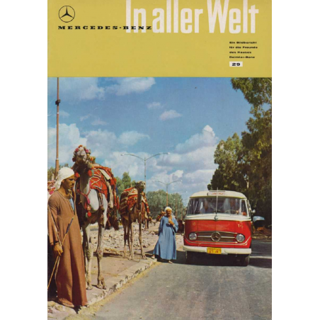 Brochure Mercedes-Benz In aller welt N°29 (Multilingue) 1959 | MER005 |