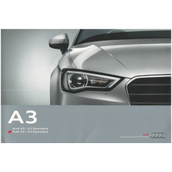 Catalogue Audi A3 et S3 (Français) 10/13 | AUDI05 |