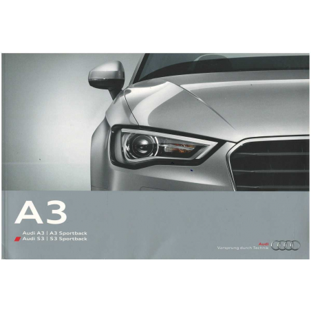 Catalogue Audi A3 et S3 (Français) 10/13 | AUDI05 |