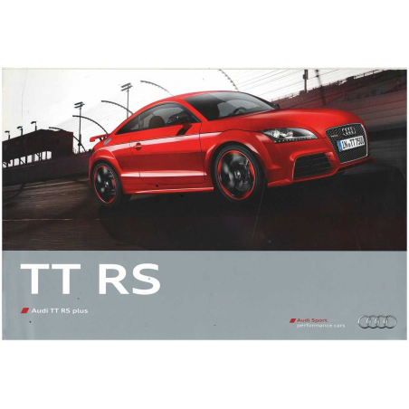 Dépliant Audi TT RS Plus (Français) 02/12 | AUDI16 |