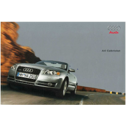 Catalogue Audi A4 Cabriolet (Français) 09/05 | AUDI18 |