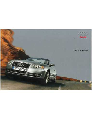Catalogue Audi A4 Cabriolet (Français) 09/05 | AUDI18 |