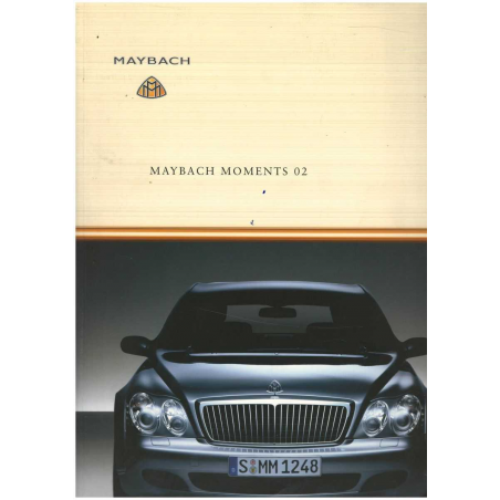 Catalogue MAYBACH Moments 02 (Bilingue) 2003 | MAYBACH Moments 02 |