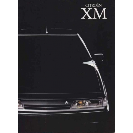 Catalogue CITROËN XM Phase 1 Berline (En Français) 1989 | CIT114 |