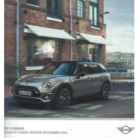 Catalogue MINI Clubman - Gamme et Tarifs 2018 | MINI001 |
