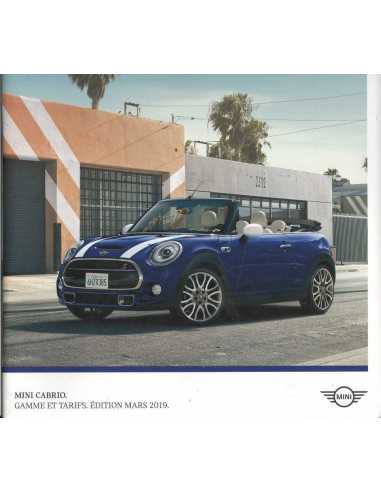Catalogue MINI CABRIO - Gamme et Tarifs 2019 | MINI003 |