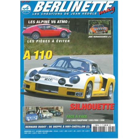 A110 - Alpine Berlinette Mag N°77 | Berlinette Mag N°77 |