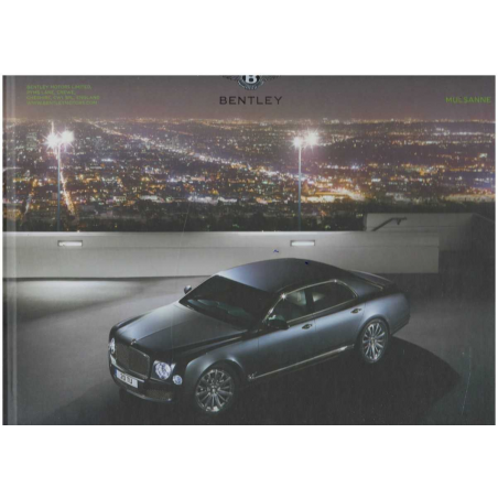 Catalogue BENTLEY MULSANNE ( Français) 2013 + coffret | BEN201 |