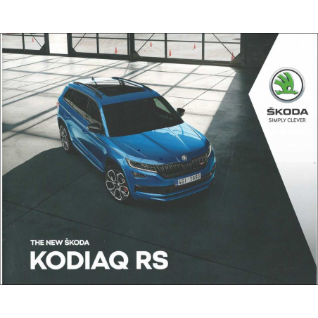 Brochure THE NEW SKODA KODIAQ RS (Anglais) | SKOD03 |