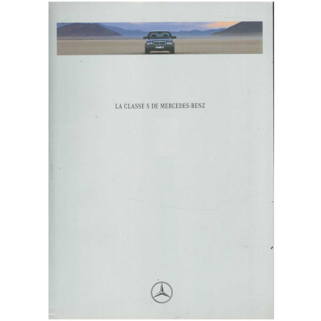 Catalogue Mercedes Classe S W140 (Français) 1991 | MER042 - Ref: VP/KMW 6701-0603-03-01/0991 |