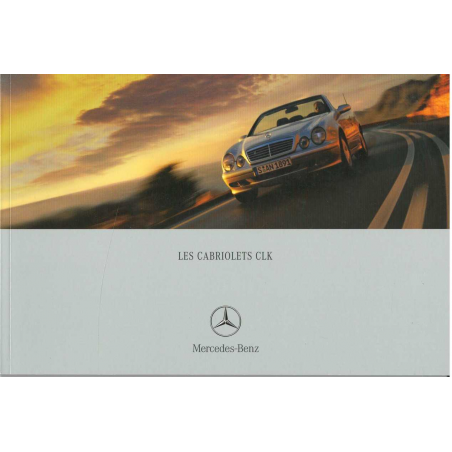 Catalogue Mercedes CLK Cabriolet (Français) 2000 | MER048 - Ref: MKP/K 670.0402.03-02/0500 |