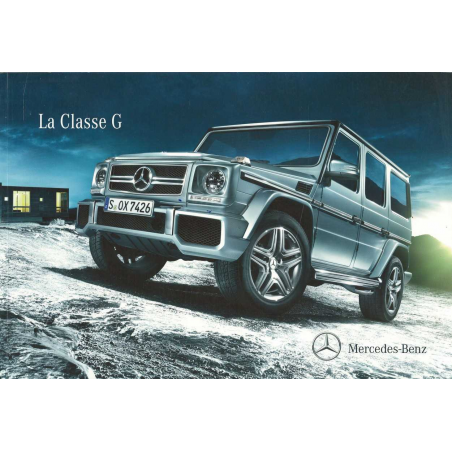 Catalogue Mercedes Classe G (Français) 2012 | MER057 - Ref: BC/MC 6701.1311.03-00/0412 |