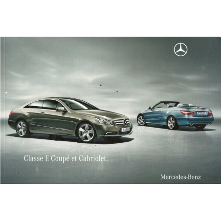 Catalogue Mercedes Classe E Coupé/Cabriolet (Français) 2010 | MER063 - Ref: BC/MR 6701.0416.03-00/0310 |