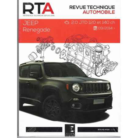 REVUE TECHNIQUE JEEP RENEGADE (2014 à ce jour) - RTA HS024 | 9791028306175 |
