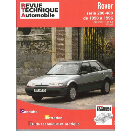 REVUE TECHNIQUE ROVER 200/400 (1992 à 2000) - RTA 562 | 9782726856222 |