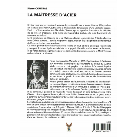La maîtresse d'acier De PIERRE COUTRAS ( Réédition 2022) | 9782362140525 |
