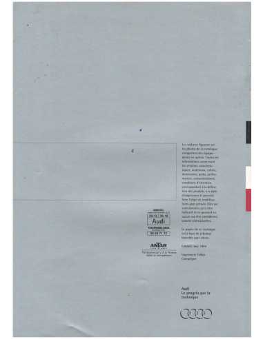 Catalogue AUDI A8 (Français) 1994 | AUDI26 |