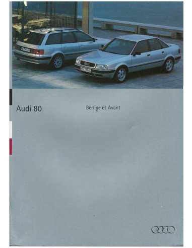 Catalogue AUDI A80, Inclus V6 (Français) 1994 | AUDI27 |